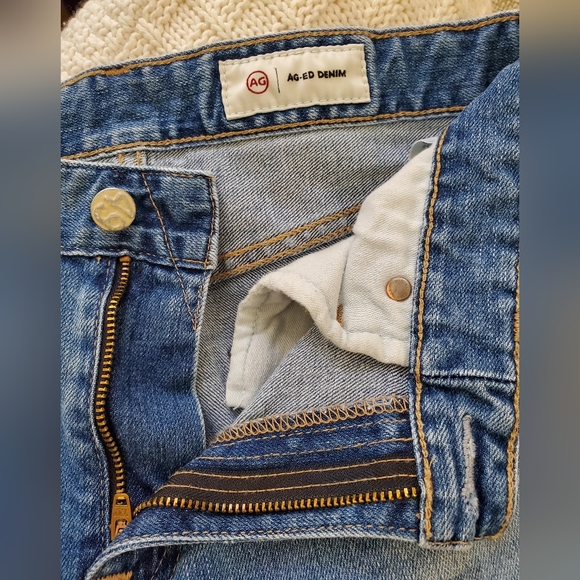 AG Adriano Goldschmied Ag-ed Denim Ex-Boyfriend Slouchy Slim Jeans Sz 28x28 - Picture 9 of 11